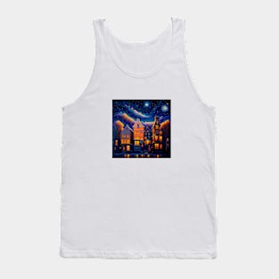 Glowing stars above city; mesmerizing. Tank Top